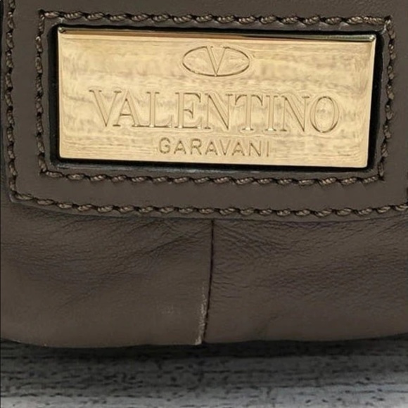 VALENTINO GARAVANI Leather Floral Applique Tote bag - Picture 3 of 7